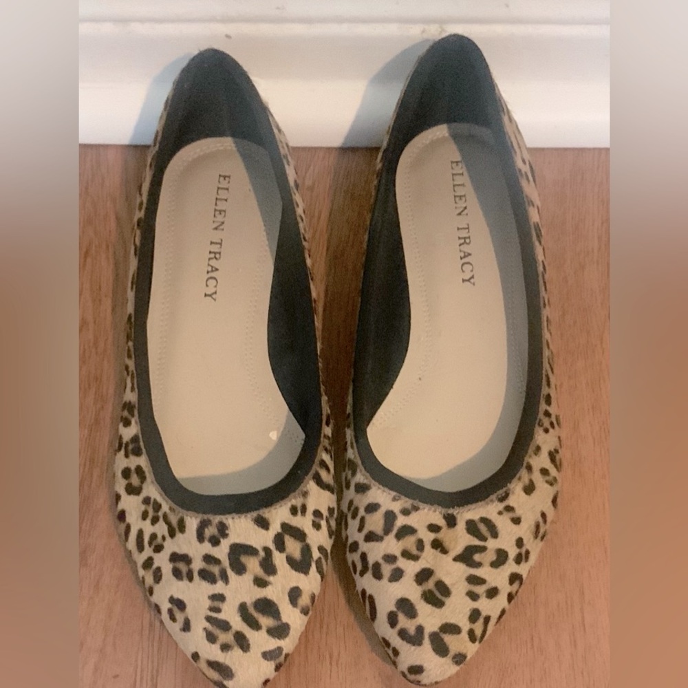 Animal Print/Fawn flat shoes
